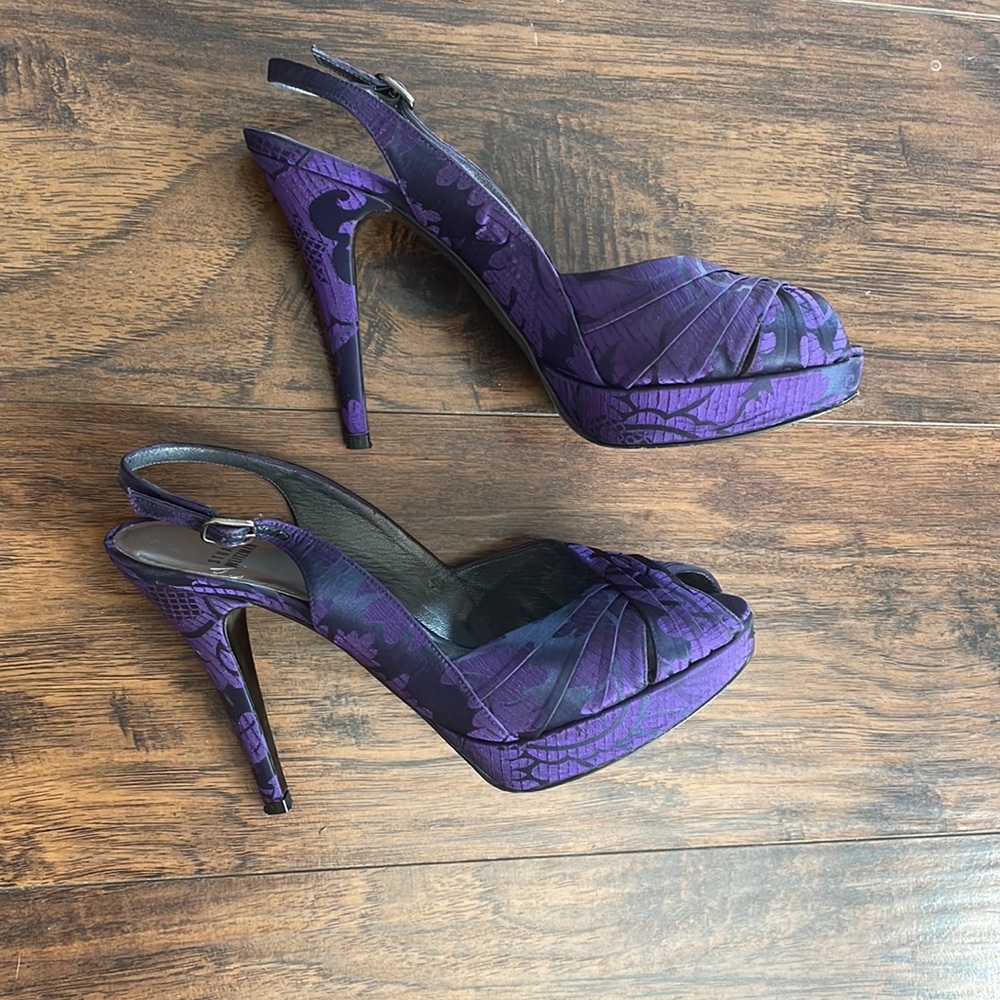 Stuart Weitzman Platform Sandals, Size 10.5 - image 1